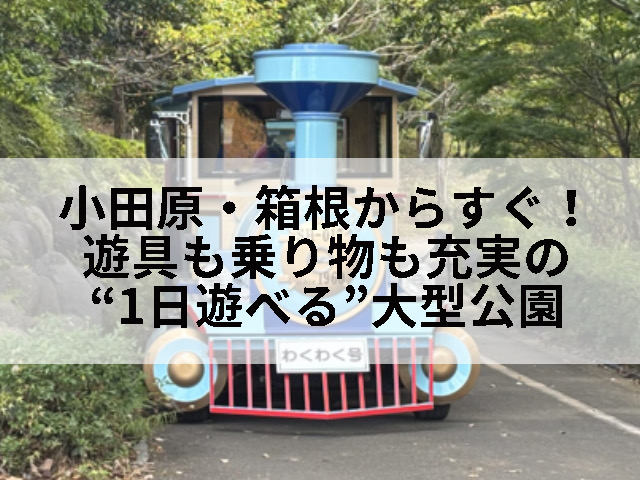 小田原、箱根からすぐいける大型公園紹介のタイトル画像